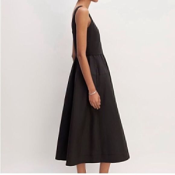 side tie jersey dress Anya Sleeveless Side Tie Jersey Knit Midi Dress main image 0